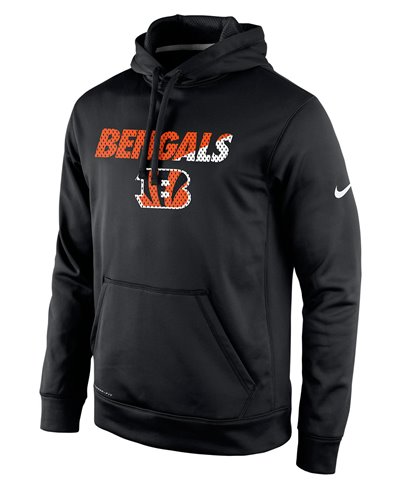 KO Staff Practice Felpa con Cappuccio Uomo NFL Bengals