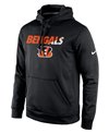 KO Staff Practice Sudadera con Capucha para Hombre NFL Bengals