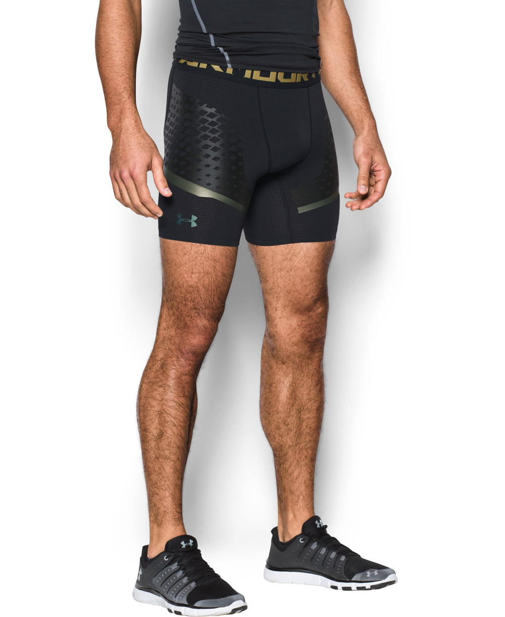 black under armour compression shorts