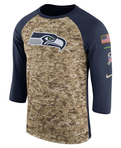 Dry Legend STS Raglan Camiseta para Hombre NFL Seahawks