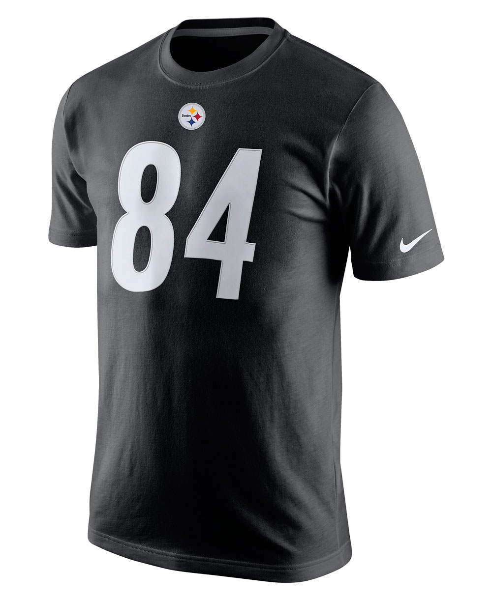 Player Pride Name and Number T-Shirt Homme NFL Steelers / Antonio Brown