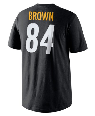 Player Pride Name and Number T-Shirt Homme NFL Steelers / Antonio Brown