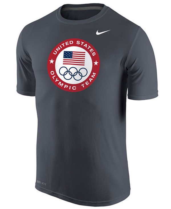 Nike Team Usa Olympic Logo T Shirt Uomo