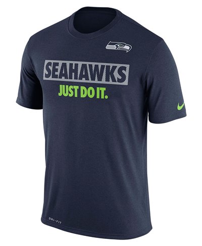 Herren T-Shirt Just Do It NFL Seahawks