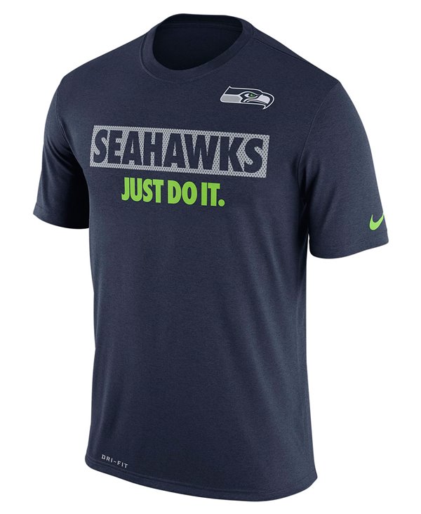 Herren T-Shirt Just Do It NFL Seahawks