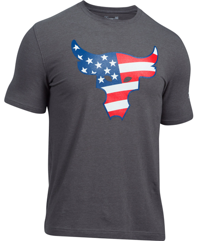 Men's Short Sleeve T-Shirt Freedom Rock The Troops Carbon Heather