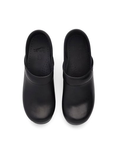 Damen Professional Leather Leder Clogs Black Cabrio