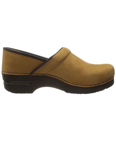 Dansko Professional Leather Zoccoli in Pelle Donna Wheat Nubuck