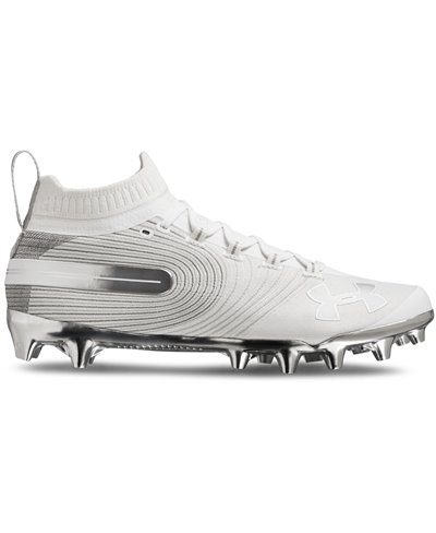 ua spotlight cleats white