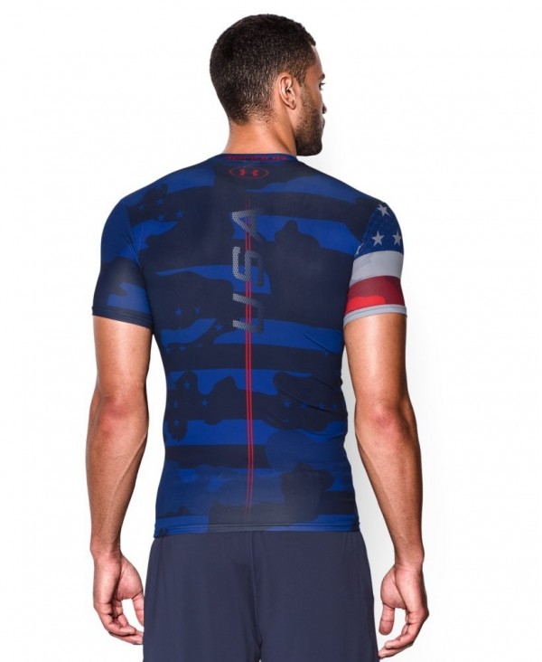 under armour navy blue compression shirt