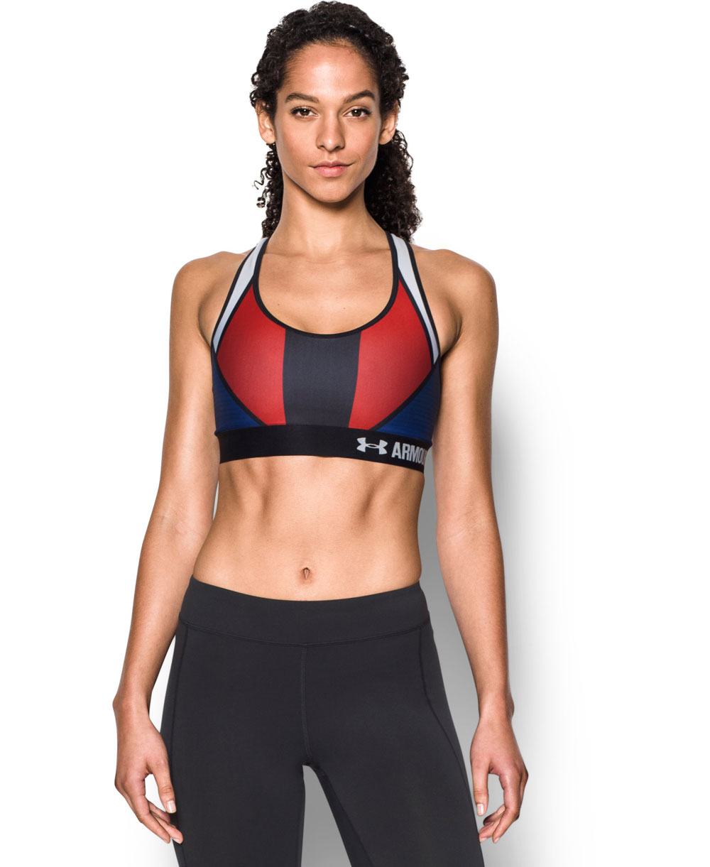 Armour Mid - USA Soutien-gorge Sport Femme American Blue