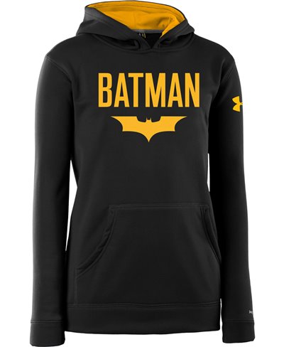 Armour Fleece Storm Felpa con Cappuccio Ragazzo Batman