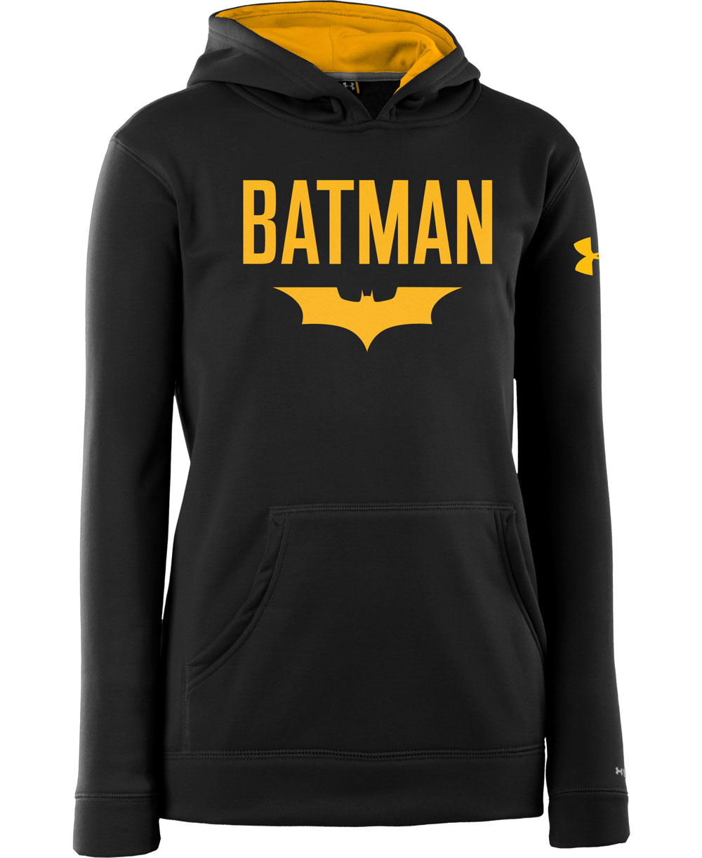 Armour Fleece Storm Felpa con Cappuccio Ragazzo Batman