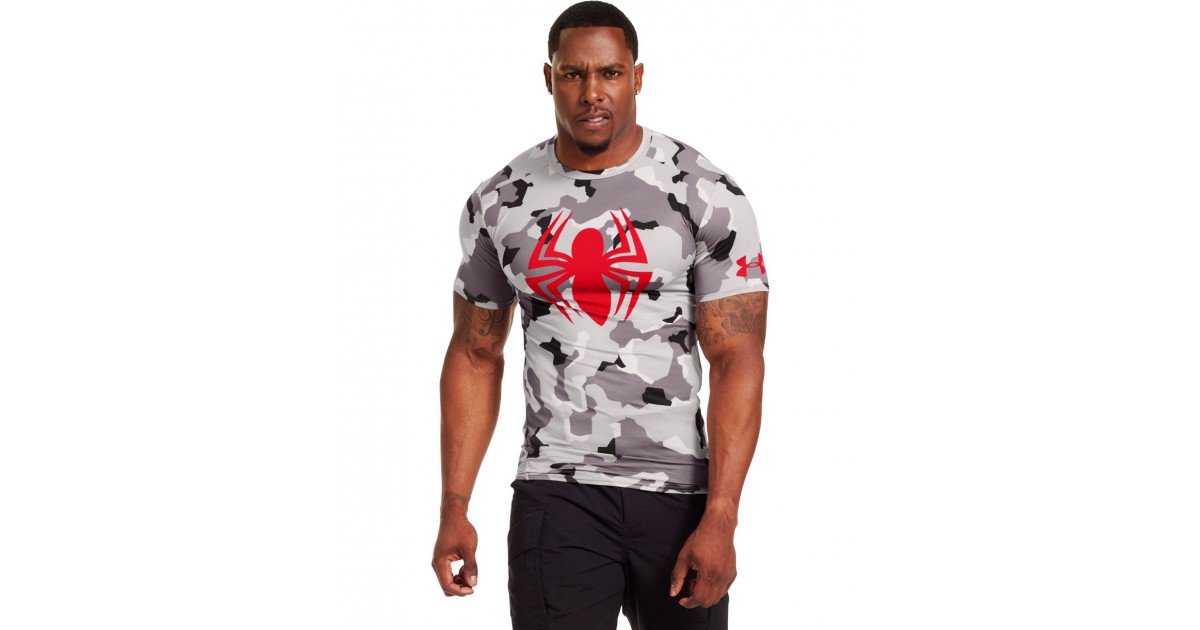 camiseta spiderman under armour