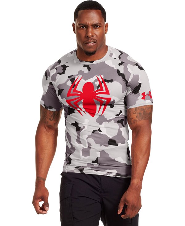 under armour spider man shirt