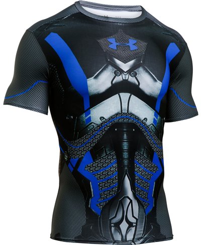 Alter Ego Men's Short Sleeve Compression Shirt Future Warrior