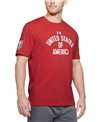 Stars & Stripes Verbiage Camiseta Manga Corta para Hombre Red