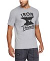 Men's Short Sleeve T-Shirt Project Rock Iron Paradise Steel Light Heather