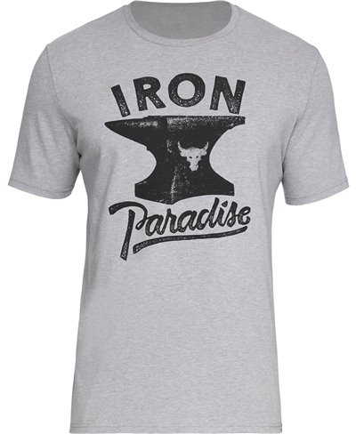 Project Rock Iron Paradise T-Shirt à Manches Courtes Homme Steel Light Heather