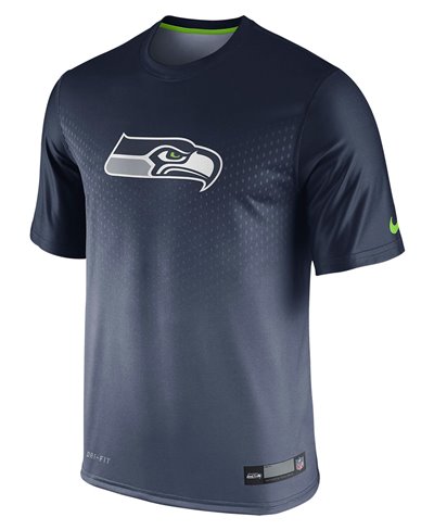 Herren Kurzarm T-Shirt Legend Sideline NFL Seattle Seahawks