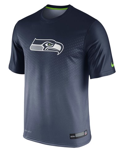 Men's Short Sleeve T-Shirt Legend Sideline NFL Seattle Seahawks