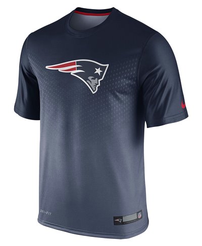 Herren Kurzarm T-Shirt Legend Sideline NFL New England Patriots
