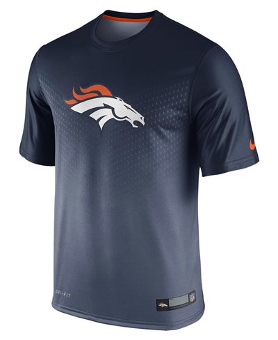 Herren Kurzarm T-Shirt Legend Sideline NFL Denver Broncos