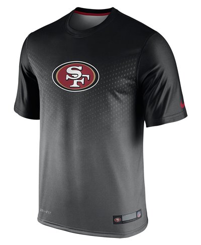 Legend Sideline T-Shirt à Manches Courtes Homme NFL San Francisco 49ers