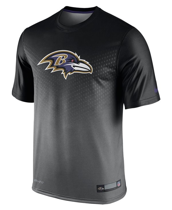 Legend Sideline T-Shirt Manica Corta Uomo NFL Baltimore Ravens
