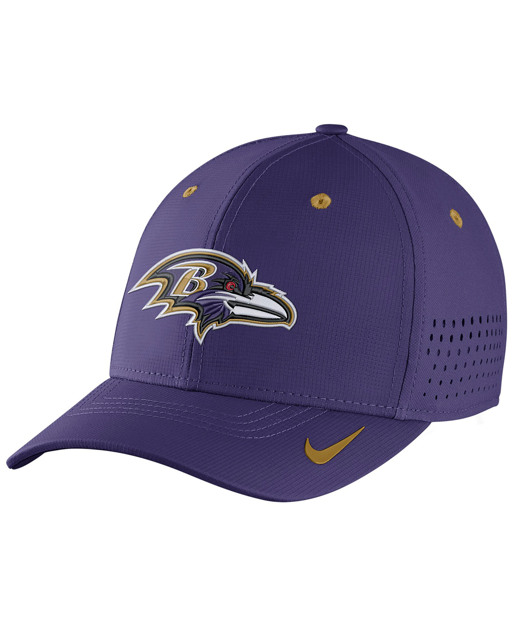 Nike Men's Cap Legacy Vapor Swoosh Flex NFL Ravens