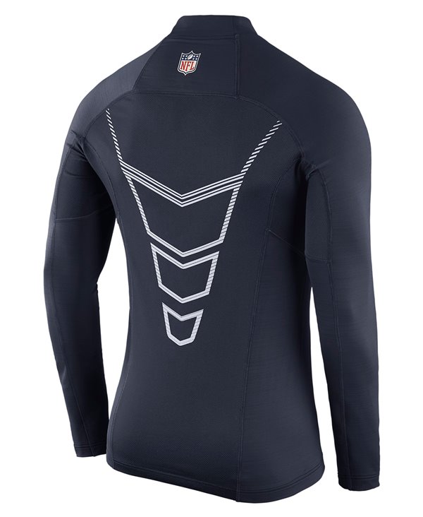 Pro Hyperwarm Max Fitted Men's Long Sleeve Compression Shirt NFL Bears