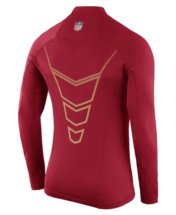 nike maroon compression shirt