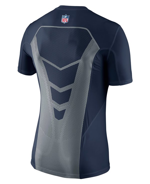Hypercool Fitted Herren Langarm Kompressions-Shirt  NFL Seahawks