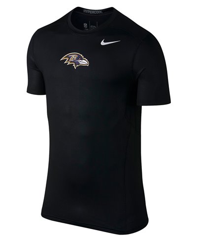 Pro Hypercool Fitted T-shirt Compression à Manches Longues Homme NFL Ravens