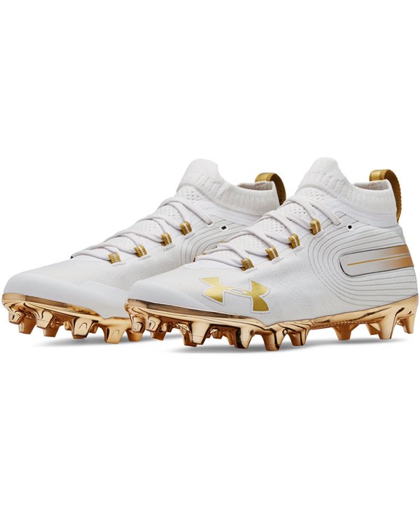 gold under armour cleats