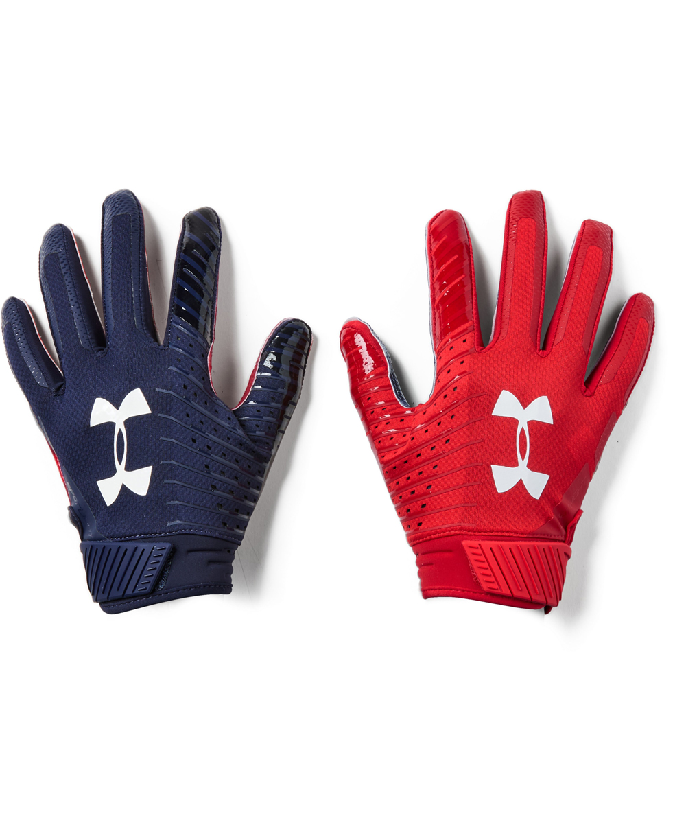 Palacio dedo índice Parcialmente Under Armour Spotlight LE Guantes Fútbol Americano para Hombre Midn...