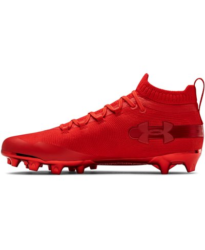 all red football cleats