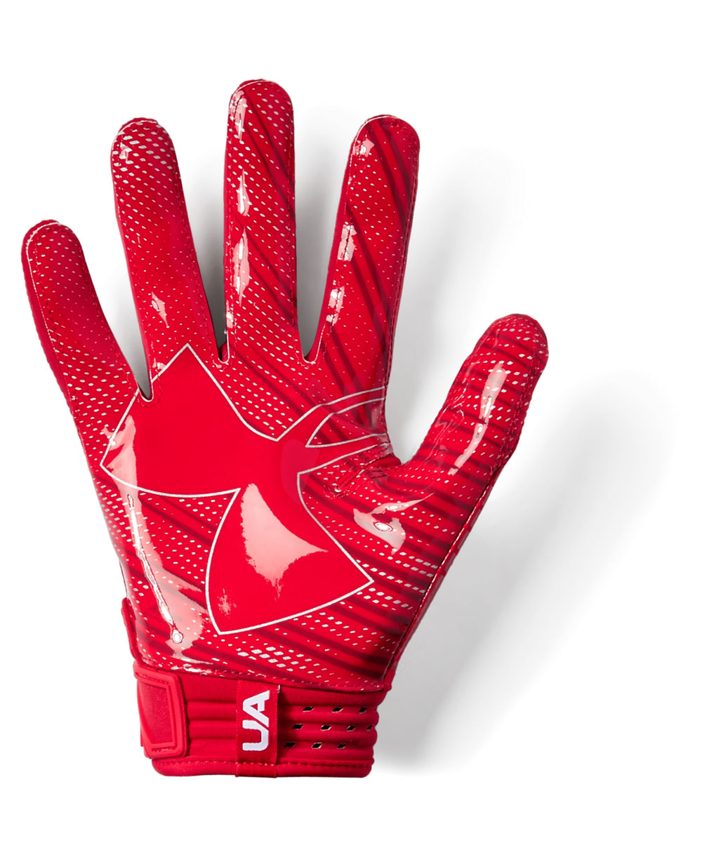 Under Armour Spotlight Men's Football Gloves Red 600