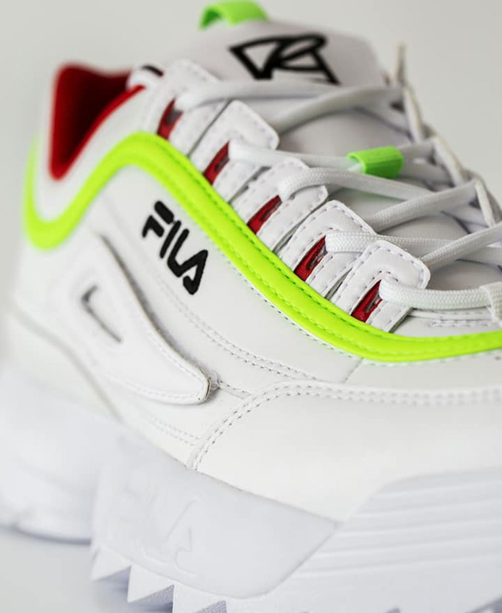 Verde Reducción peligroso Fila Disruptor II x Roy Wang Zapatos Sneakers para Mujer White