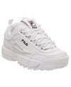 Disruptor II Letter Zapatos Sneakers para Mujer White