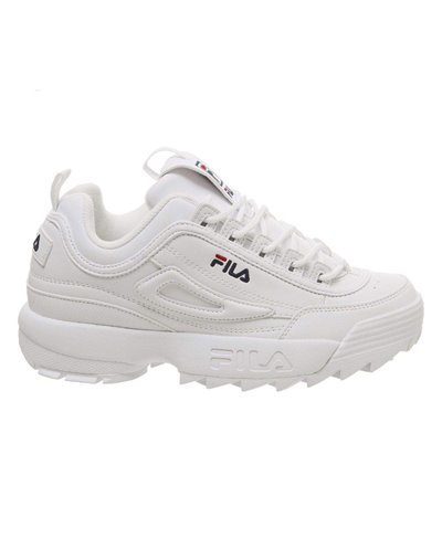 Disruptor II Letter Zapatos Sneakers para Mujer White