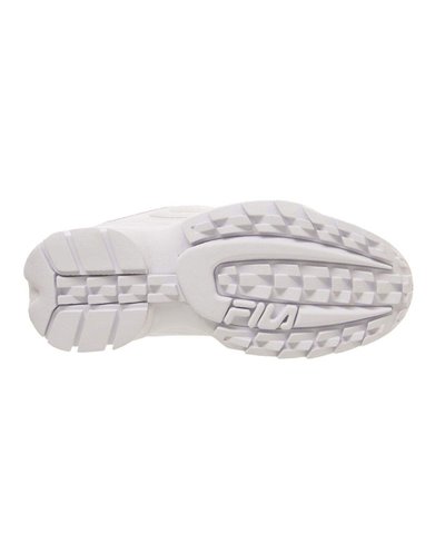 Women's Disruptor II Letter Sneakers Shoes White