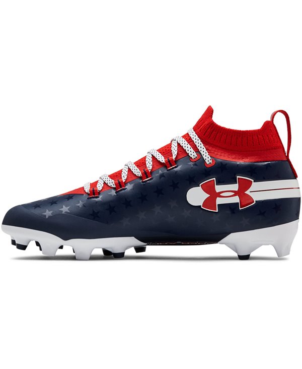 3022654 Under Armour Mens Spotlight Lux Mc Cleats Royal 400, 48% OFF