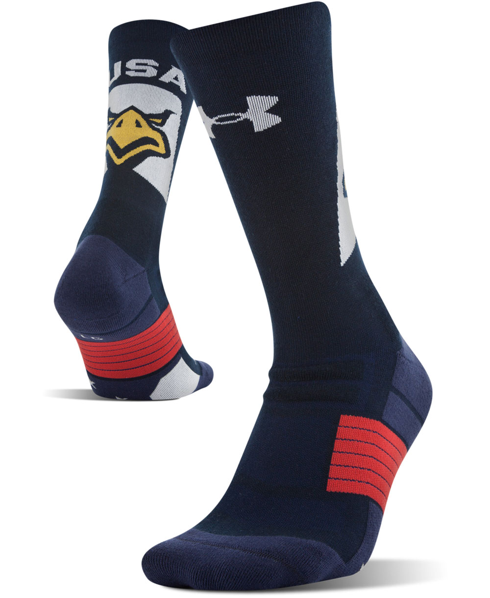 navy under armour socks