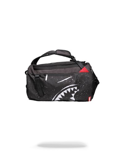 Sprayground Camo Branded Duffle Bag in Black for Men