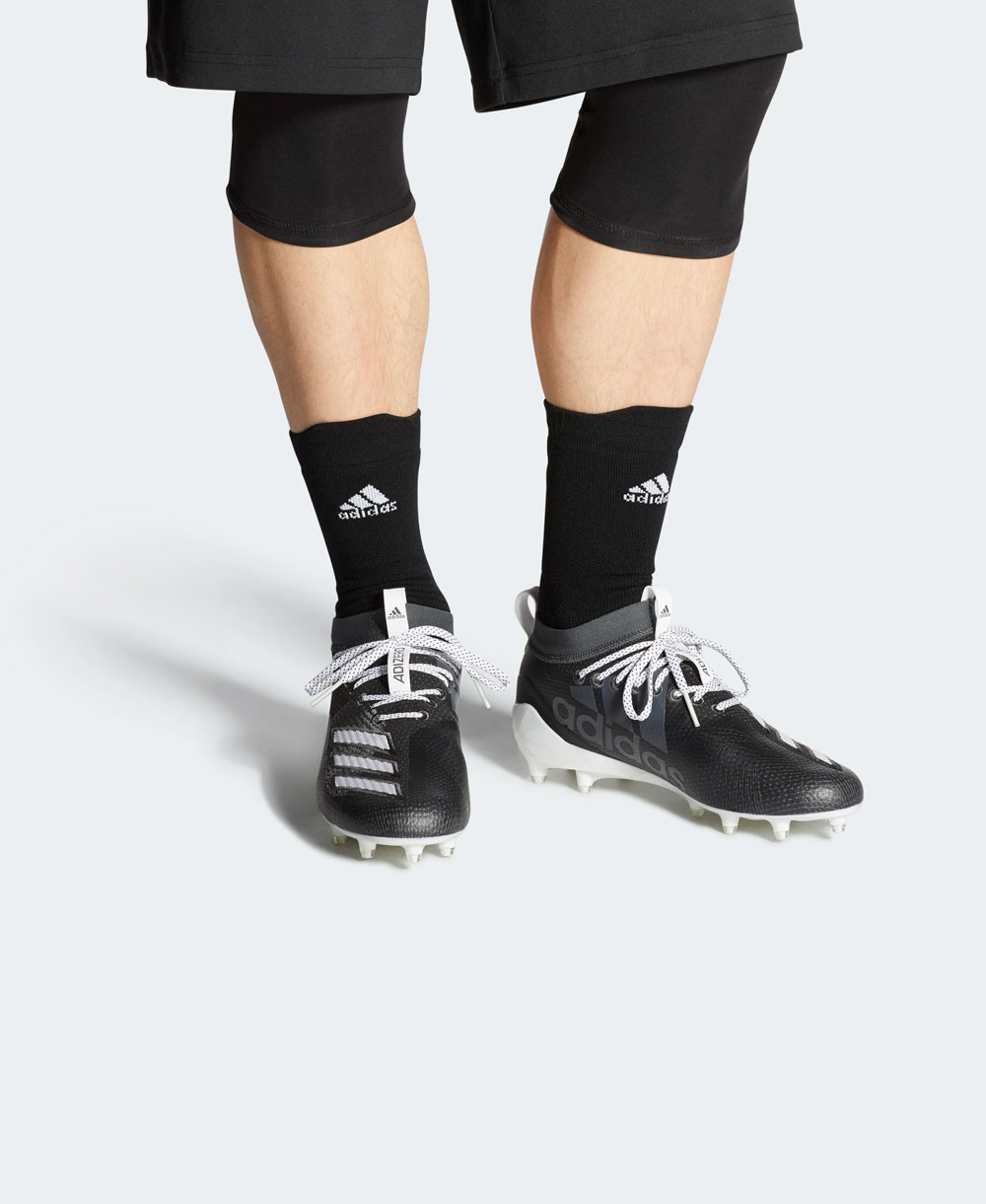 Adidas Men's Adizero 8.0 American Football Cleats Core Black