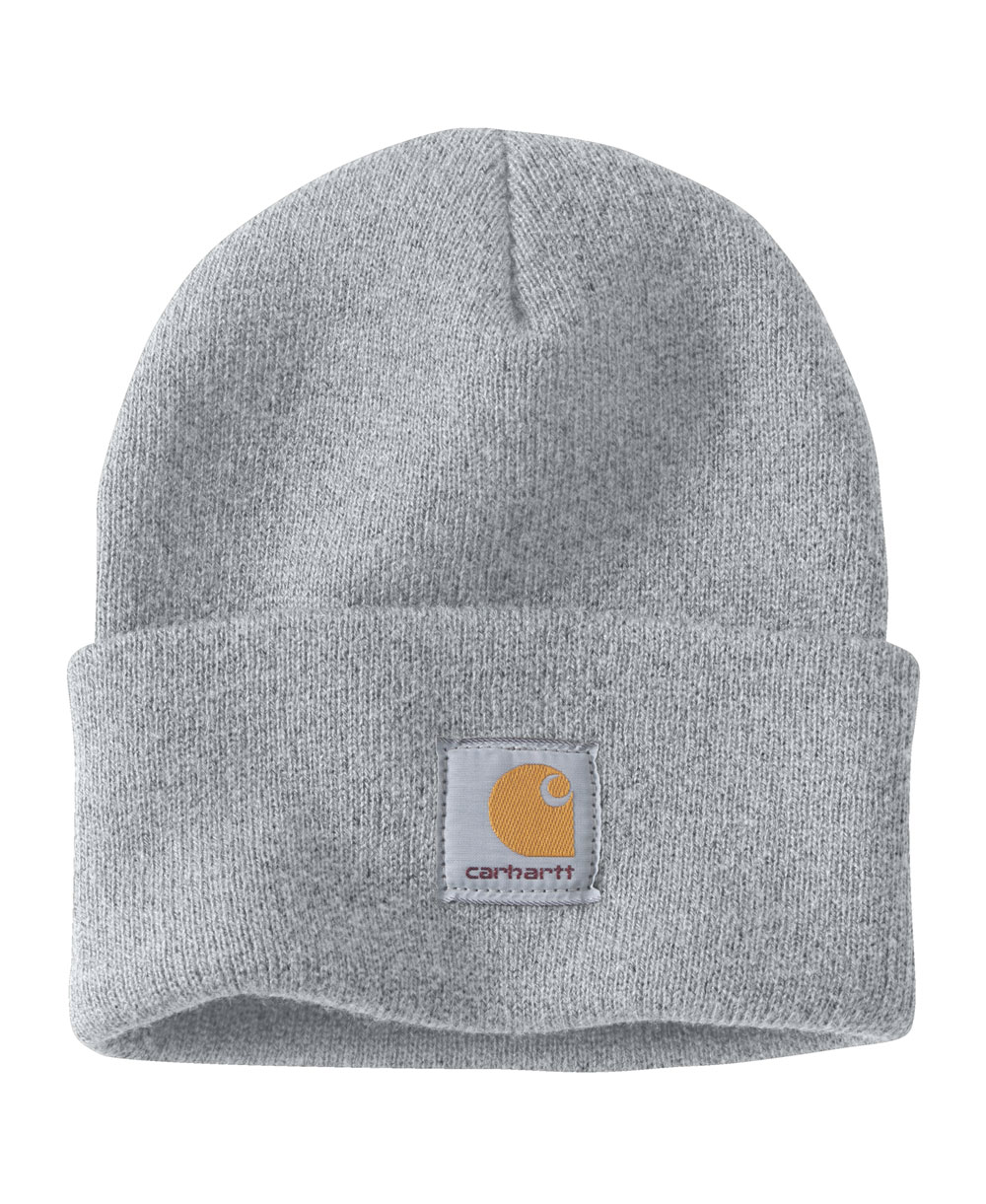 Men's Beanie Work in Progress Acrylic Watch Heather Grey