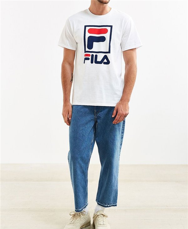 Stacked T-Shirt Homme White
