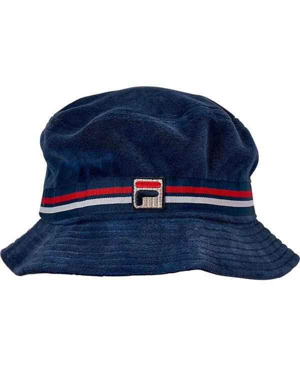 Men's Cap Velour Bucket Navy