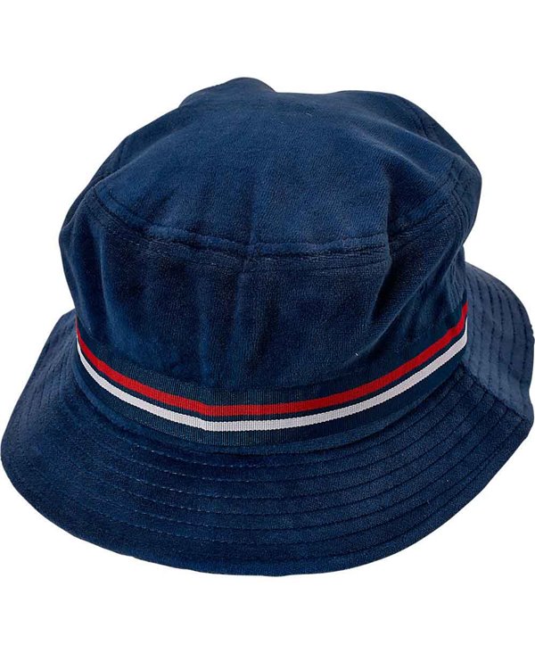 Men's Cap Velour Bucket Navy